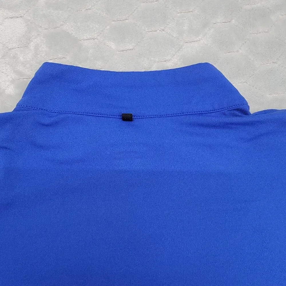 Nike Dri Fit Element Mens XL Blue Half Zip Running Pullover Jacket Shirt